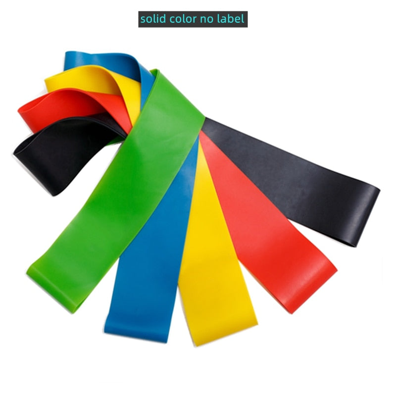 5 Pieces Set Elastic Resistance Bands Fitness Equipment